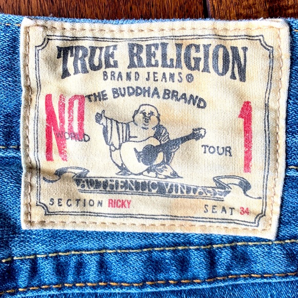 Men’s True Religion Jean, Ricky Model, 33, New Never Worn - Picture 6 of 6